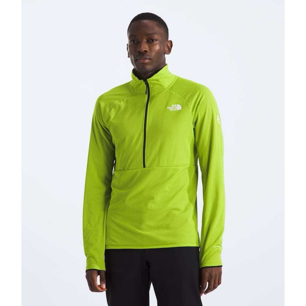 The North Face Mens Summit FUTUREFLEECE LT 1/2 Zip Sweatshirt Meadow Green Small